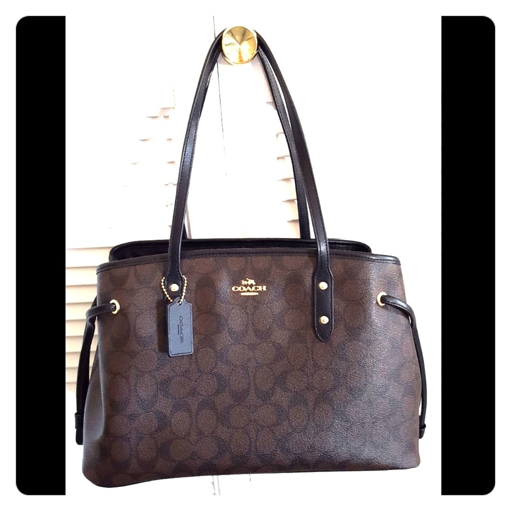 🚫SOLD🚫 Authentic COACH Drawstring Carryall